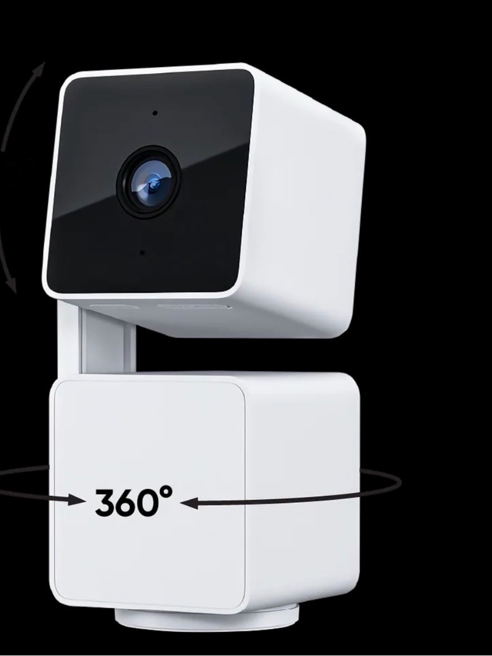 White 360° Rotating Smart Security Camera